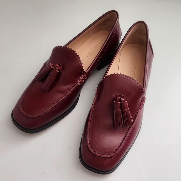 J Crew Maison Tassel Loafers in Italian Leather Women's 7 - Picture 2 of 8